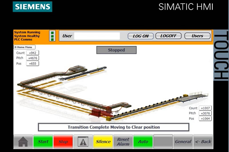 Sistemi di controllo intelligenti per l'automazione dei nastri trasportatori di Amber Industries