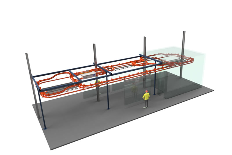 AT100 Power & Free Range Conveyor Project Underway