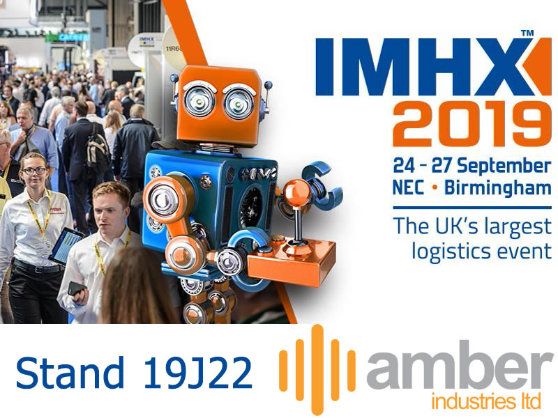 Amber Industries sarà presente come espositore all'IMHX 2019 dal 24 al 27 settembre.