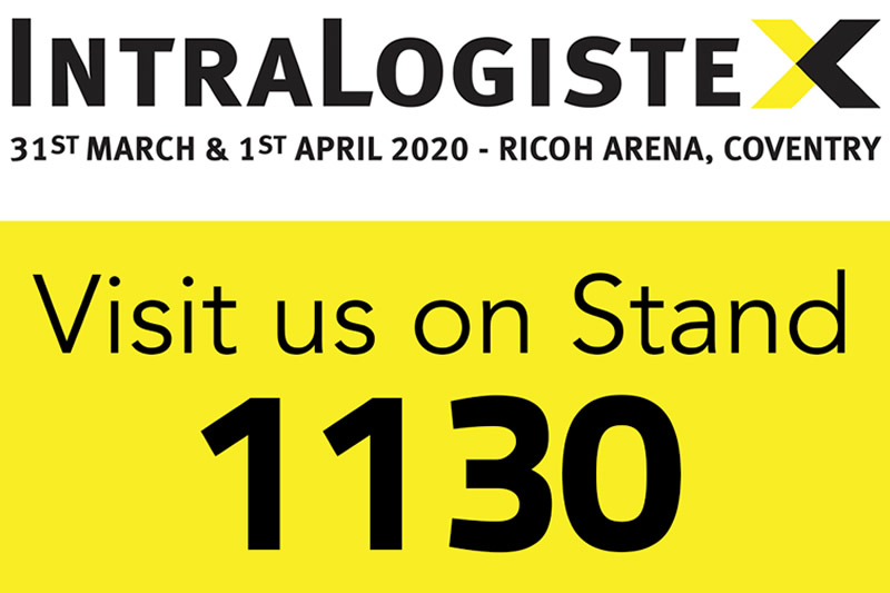 Venite a trovarci all'Intralogistex 2020 presso la Ricoh Arena.