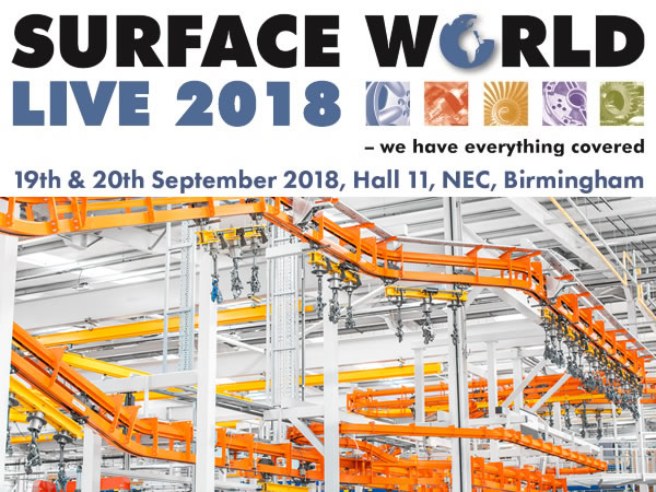 Venite a trovarci a Surface World 2018 presso il NEC.