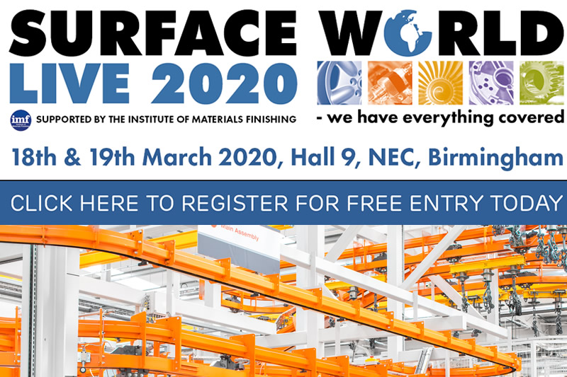 Venite a trovarci a Surface World 2020 presso il NEC.