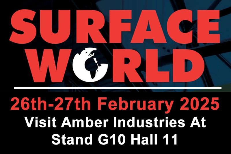 Visita lo stand di Amber Industries a Surface World 2025.